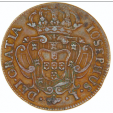 D. José I X Réis 1757, cobre